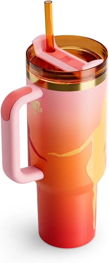 Stanley X Barbie™ ’60s Twist ’N Turn Quencher – 40 Oz Retro Glam Hydration Tumbler - Jaiman Toys