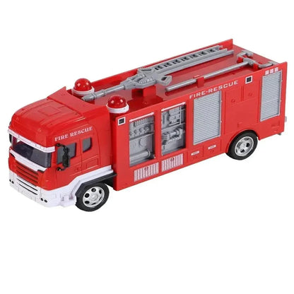 Breatoi ! Kids Fire Rescue, R/C Fire Engine Truck, Fire Rescue Remote Control Fire Action, Light & Sound For The Kids Age 3+...,Red - Jaiman Toys