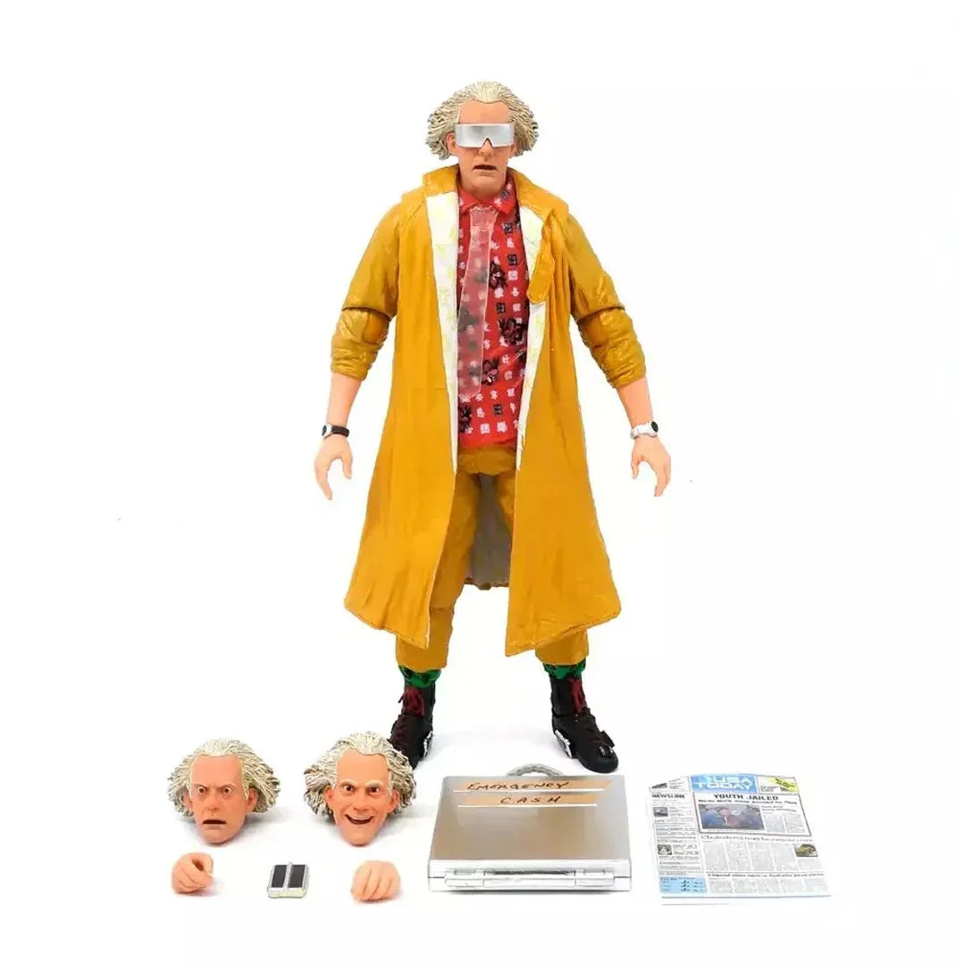 NECA Back to The Future Part 2 - 7" Scale Action Figure - Ultimate Doc Brown (2015) - Jaiman Toys
