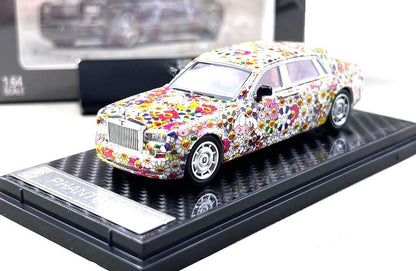 Street Weapon 1:64 Rolls-Royce Phantom VII Sunflower Edition Die-Cast Model Car | Premium Luxury Collectible (2 Variants)