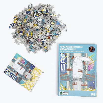 Jigsaw Nation – The Epitome of Space Exploration: ISRO by A47 | 1000-Piece Jigsaw Puzzle for Adults & Kids