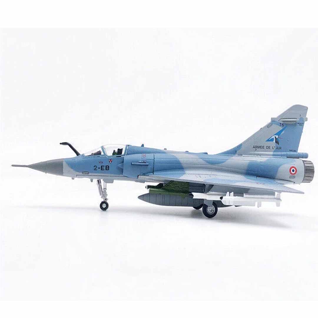 French Air Force Mirage 2000C Fighter Jet 1:100 Scale Diecast Aircraft Model – Military Airplane Collectible