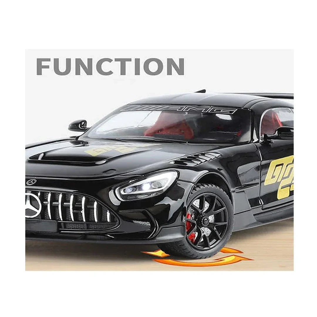 Mercedes-Benz AMG GT Racing Die-Cast Toy Car Model – Alloy Metal Pull Back Car with Light & Sound - Jaiman Toys