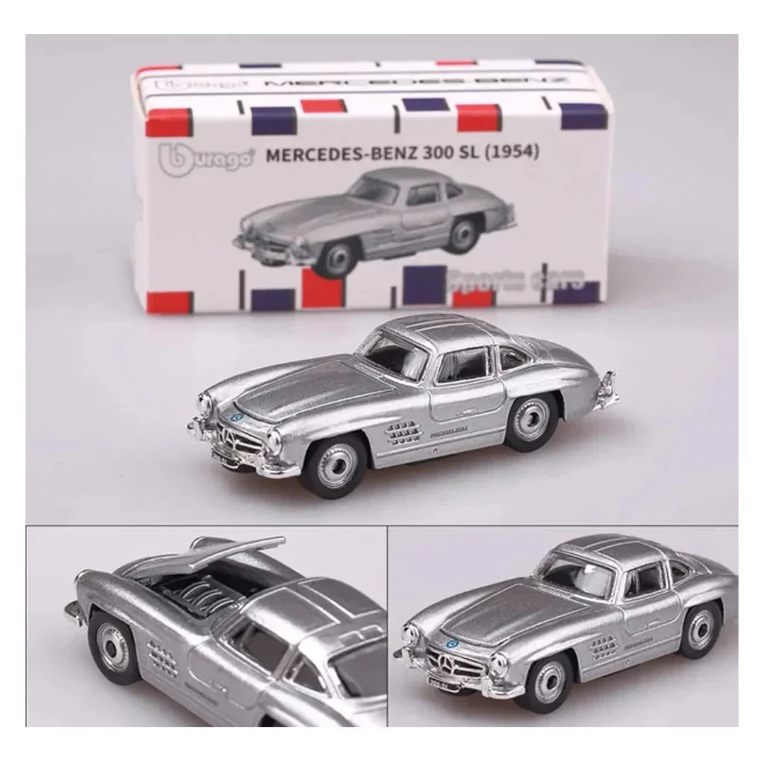 Bburago 1954 Mercedes-Benz 300 SL 1:64 Die-Cast Metal Model Car
