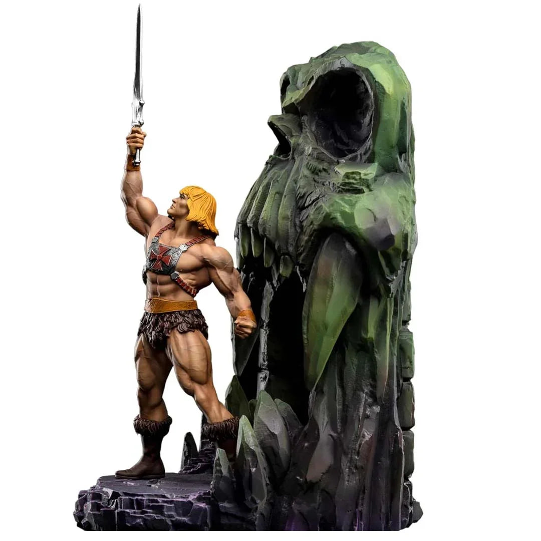 Iron Studios! Collectible Showpiece Staute He-Man Deluxe - Masters of the Universe - Art Scale 1/10 - Jaiman Toys