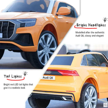 EMotorad Formula Fun AUDI Q8 Toy Car – Yellow Remote Control Racing Model