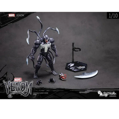 ZD Toys Ultimate Action Figure Venom Collectible Figure – Ultimate 1:10 Scale Action Figurine | Symbiote Full Set - Jaiman Toys