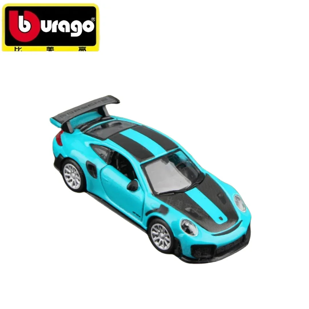 Bburago Porsche 911 GT2 RS 1:64 Die-Cast Model Car with Opening Doors – Collector Edition