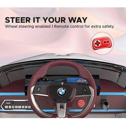 EMotorad Formula Fun BMW i4 Ride-On Car for Kids – Battery Operated with Remote Control