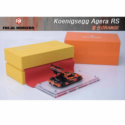 Focal Horizon 1:64 Koenigsegg Agera RS Orange Die-Cast Model Car | Premium Collector Edition