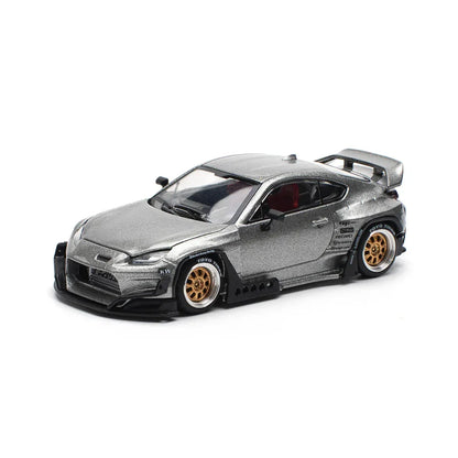 POP Race 1:64 PANDEM GR86 Silver – Diecast Model Car