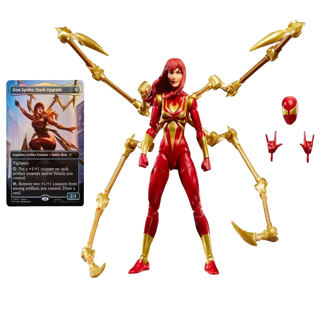 Marvel Legends Iron Spider (Mary Jane Watson) Action Figure | Spider-Man x Magic: The Gathering | 6-Inch Collectible
