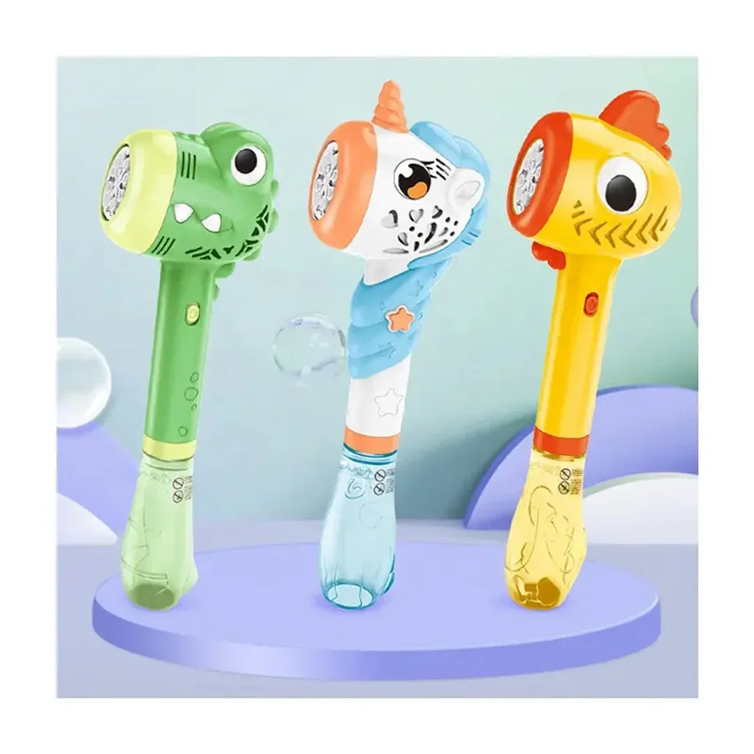 Automatic Electric Cartoon Bubble Machine – Fun Bubble Wand Toy for Kids - Jaiman Toys