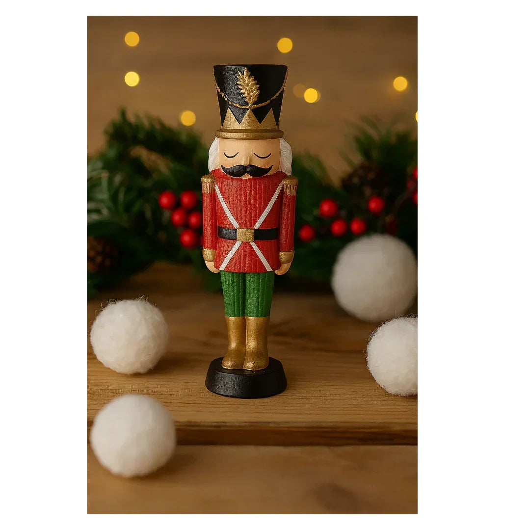 Classic Christmas Nutcracker Figurine | Festive Soldier Decoration for Home & Table Décor