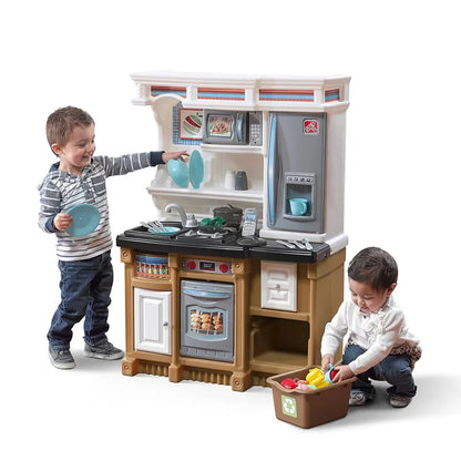Step2 Lifestyle Custom Kitchen – Kids’ Pretend Play Cooking Set - Jaiman Toys