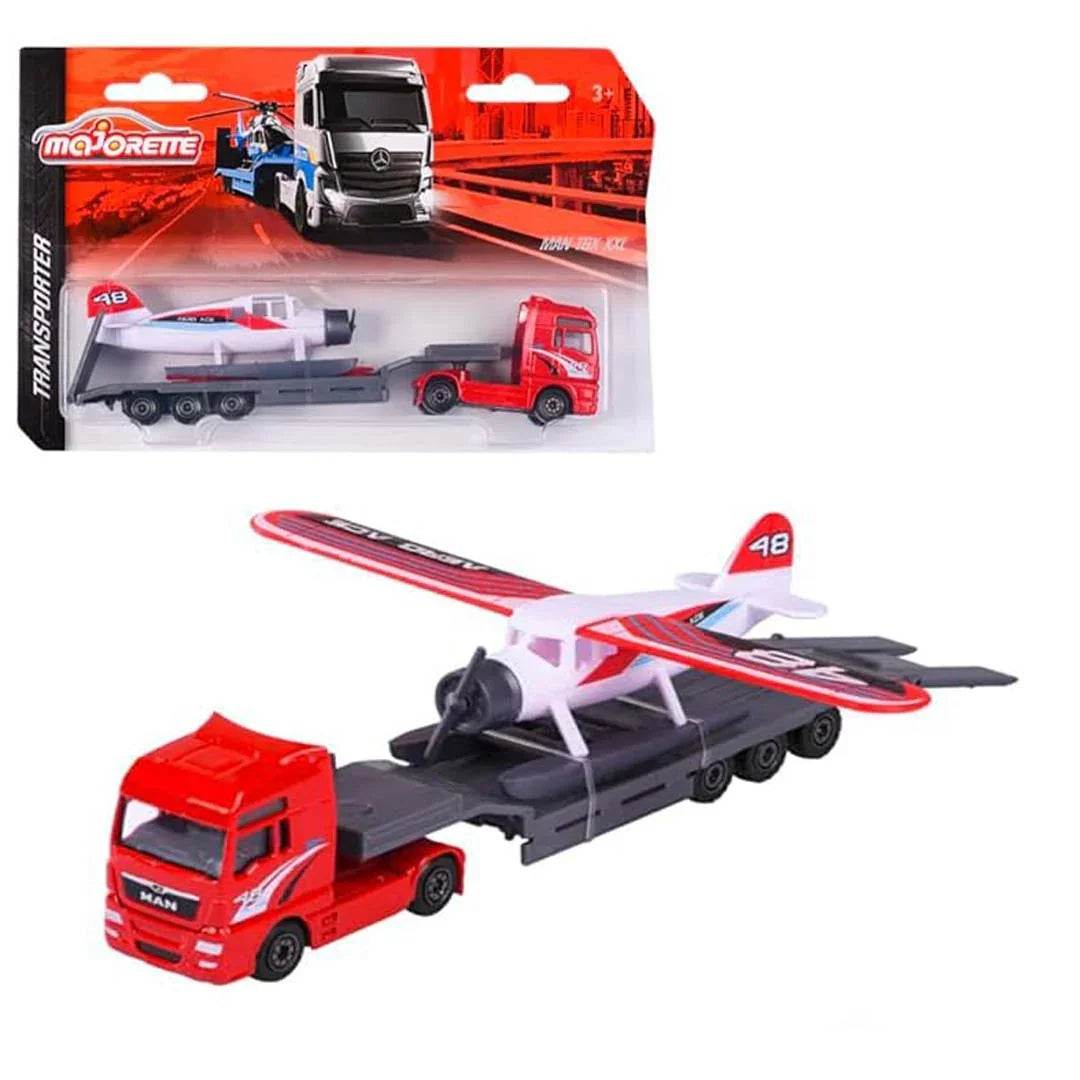 Majorette Transporter Trucks Single Pack – Multicolor Die-Cast Vehicle Set - Jaiman Toys