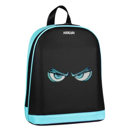 Hookaba Bold Bling Bag – LED Light-Up Fashion Backpack | Hard Shell | Waterproof | Statement Style - Black - Jaiman Toys