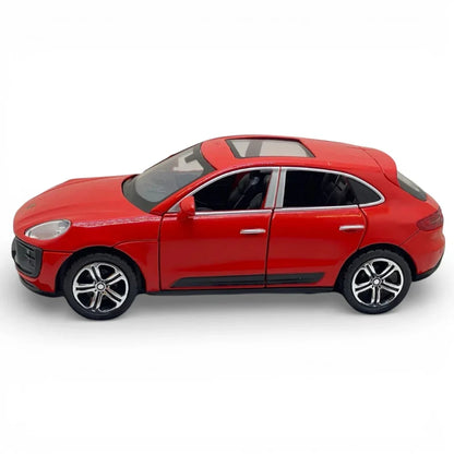 Joy Junction 1:32 Porsche Macan Diecast Car Model – Opening Doors, Metal Body Luxury SUV Toy for Kids & Collectors