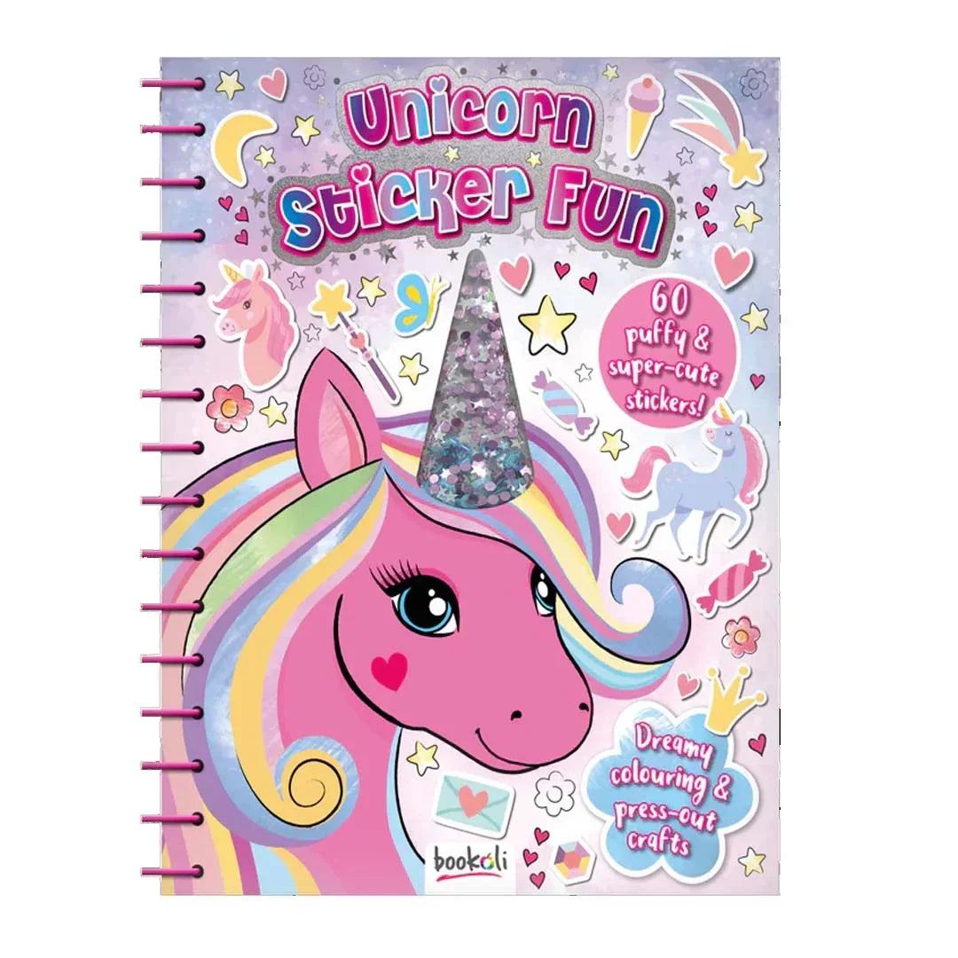 Unicorn Sticker Fun Activity Book – Magical Adventures Await! (By Bookoli) - Jaiman Toys