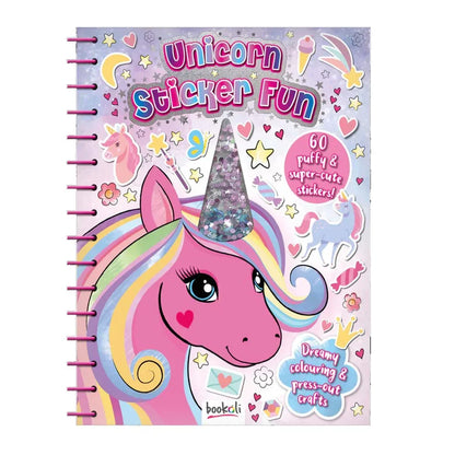 Unicorn Sticker Fun Activity Book – Magical Adventures Await! (By Bookoli) - Jaiman Toys