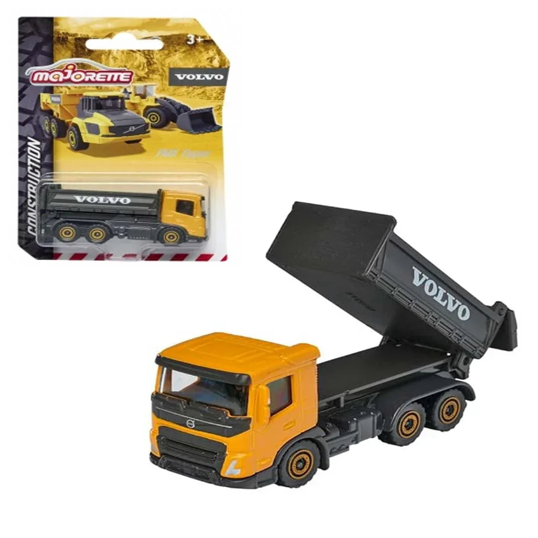 Majorette Volvo Construction Series – Single Pack Die-Cast Vehicle Playset - Jaiman Toys
