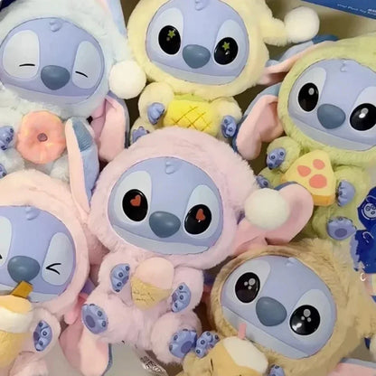 Miniso Disney Stitch Eat Something Before Sleep Series – 1 Piece Confirmed Blind Box Vinyl Figure - Jaiman Toys