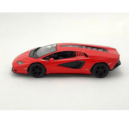KiNSMART 1:38 Lamborghini Countach LPI 800-4 Diecast Model Car – Pullback, Openable Doors, Collectible Toy- Red - Jaiman Toys