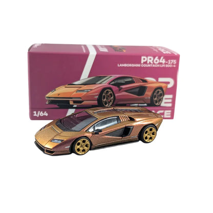 POP Race 1:64 Lamborghini Countach LP 800-4 – Blu Hal Diecast Model Car