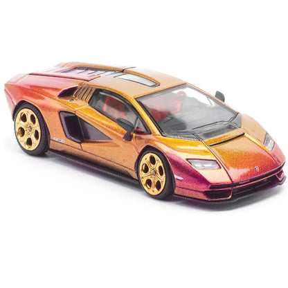 POP Race 1:64 Lamborghini Countach LP 800-4 – Blu Hal Diecast Model Car