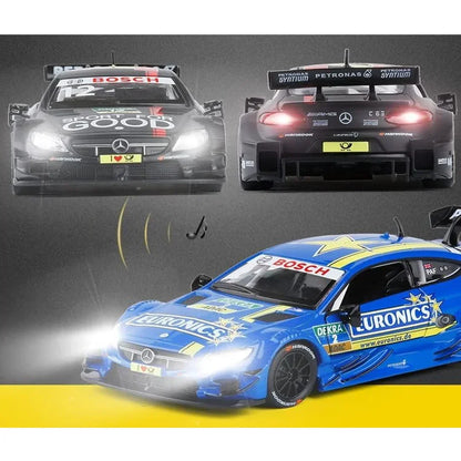 MSZ 1:32 Mercedes-AMG C63 DTM Die-Cast Model Car with Pullback, Light & Sound | Street Series
