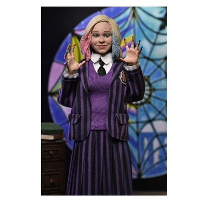 NECA Wednesday – Wednesday Addams & Enid | Nevermore Uniform | 8-Inch Clothed Action Figure 2-Pack