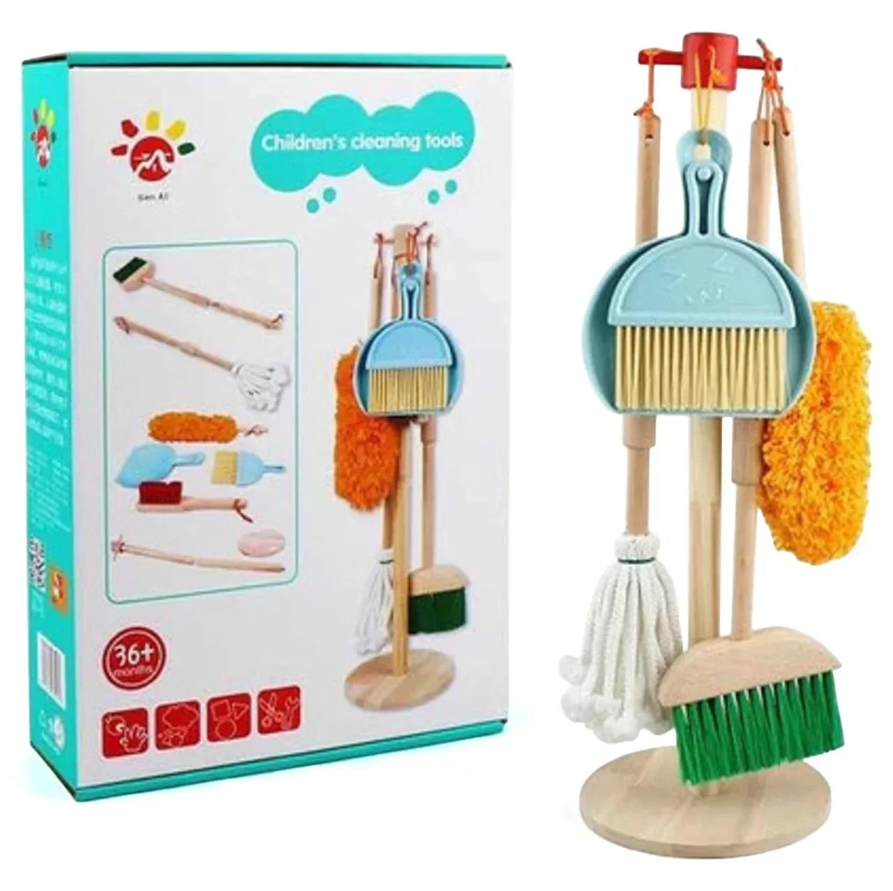 (Box Damage) Children's Cleaning Tools– Pretend Play Housekeeping Set For Kids (Copy)