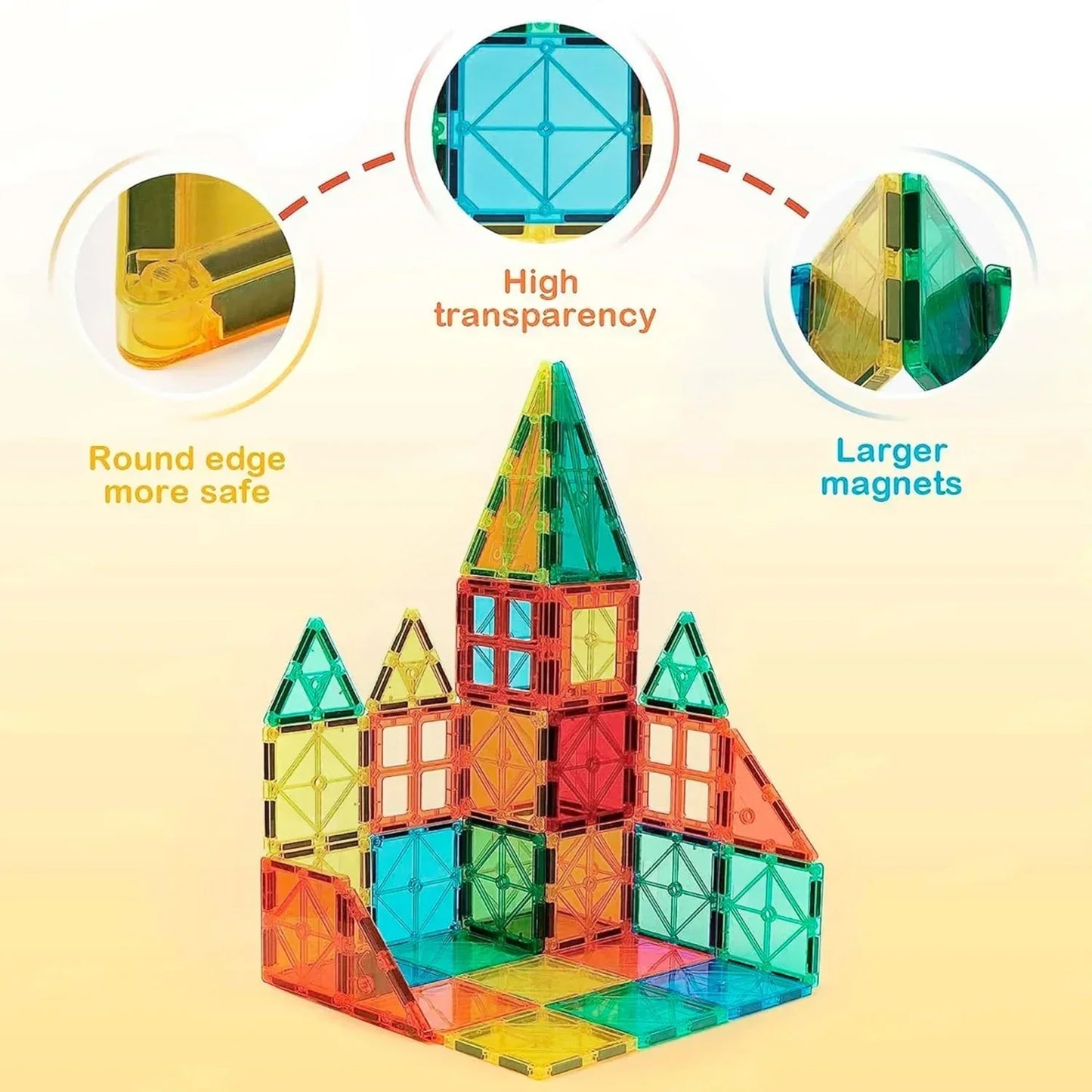 Breatoi Magnetic Blocks for Kids – 28 PCS 3D Building Set | Educational Construction Toys for Early Development & Creativity