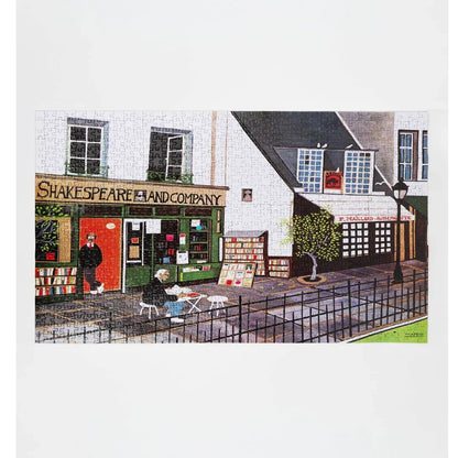 Shakespeare and Company – 1000-Piece Artist Jigsaw Puzzle by Mario Miranda | Literary Art Puzzle for Adults & Kids