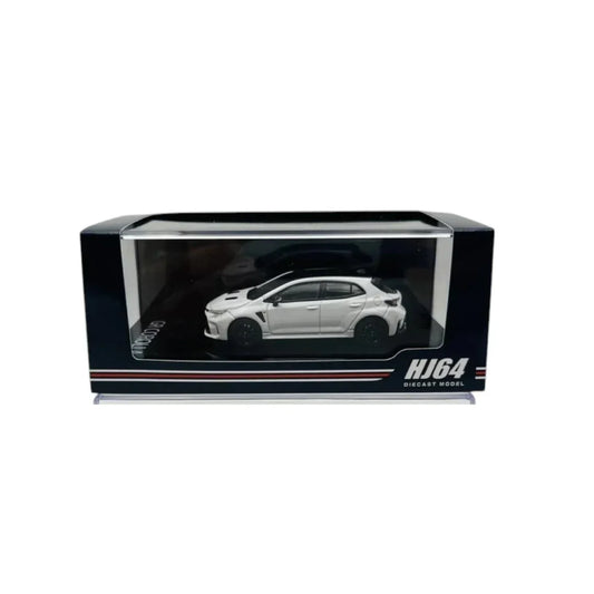 Hobby Japan 1:64 HJ64 TOYOTA GR COROLLA RZ Precious Super White Diecast Car Model HJ641067W - Jaiman Toys