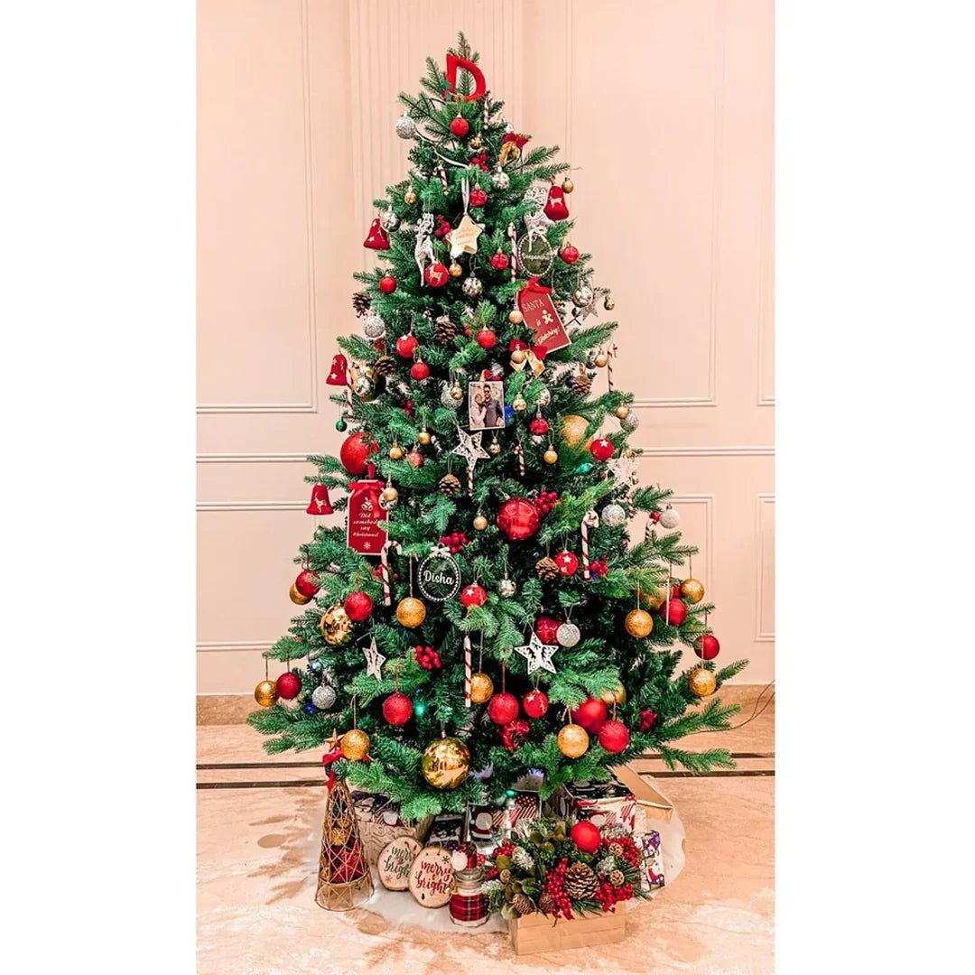 SWEN Napa Christmas Tree | Premium Lush Green Festive Tree for Home & Office Décor