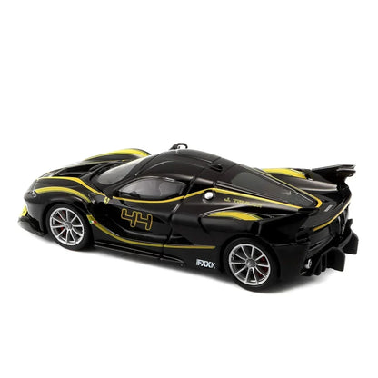 Bburago - 1/43 Scale Model Ferrari FXX K- Signature Series Sports Car Model (BLACK) Age 14+ - Jaiman Toys