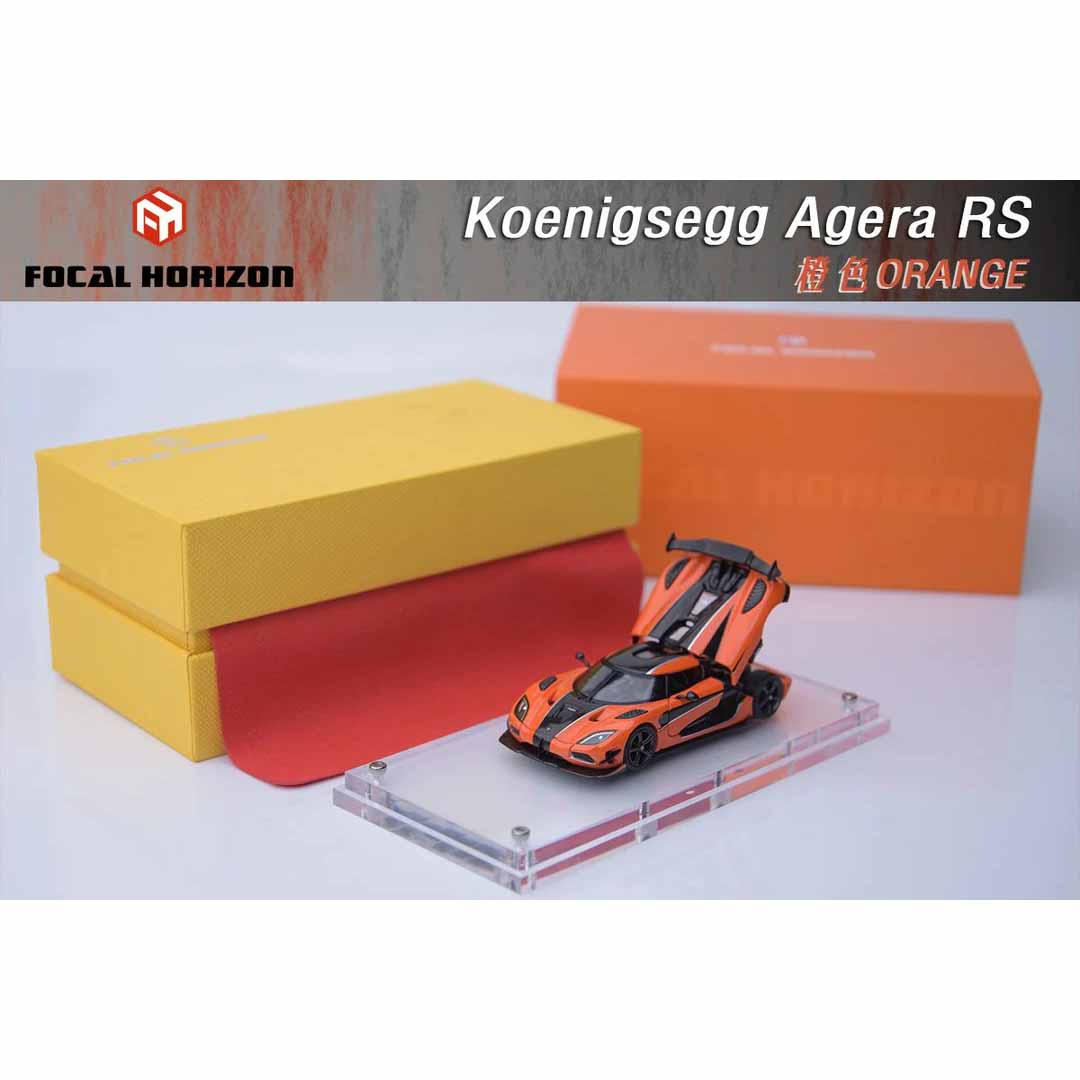 Focal Horizon 1:64 Koenigsegg Agera RS Orange Die-Cast Model Car | Premium Collector Edition