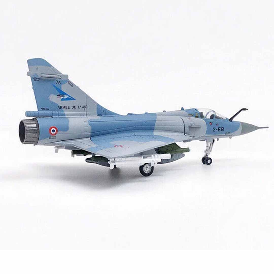 French Air Force Mirage 2000C Fighter Jet 1:100 Scale Diecast Aircraft Model – Military Airplane Collectible