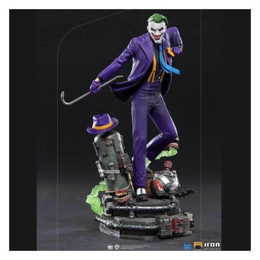Iron Studios! Collectible Showpiece Statue The Joker Deluxe Version - DC Comics - Art Scale 1/10 - Jaiman Toys