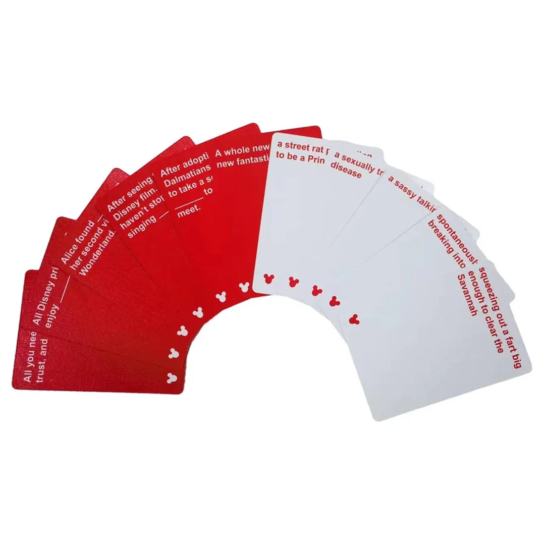Cards Against Disney Your Childhood Table Card Games Adult Party Game Red Box - Jaiman Toys
