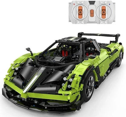 RASTAR Pagani Huayra BC 97900-G RC Building Blocks 1:8 Scale (2899 Pieces) | Licensed Hypercar Model Kit 14+