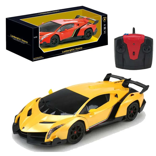 Guokai 1:14 Scale Lamborghini Veneno Remote Control Car – Officially Licensed RC Supercar with 2.4GHz Control, Functional LED Lights & High-Speed Performance for Kids & Hobbyists - Jaiman Toys