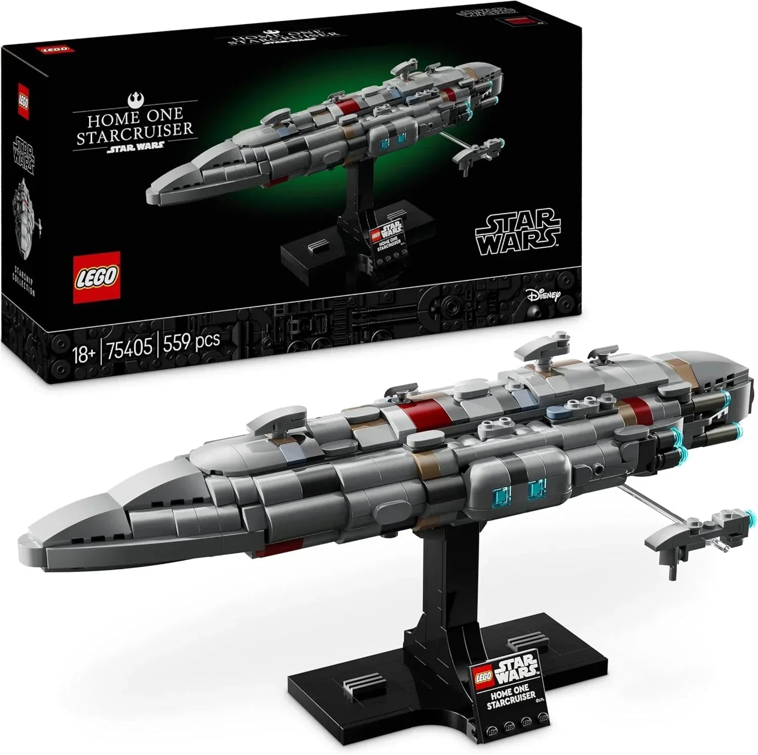 LEGO Star Wars 75405 Home One Starcruiser Building Set (559 Pieces) - Jaiman Toys