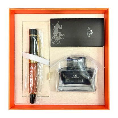 Jinhao 650 series Fountain Wooden Barrel Pen for business or gift giving Luxury pen - Jaiman Toys