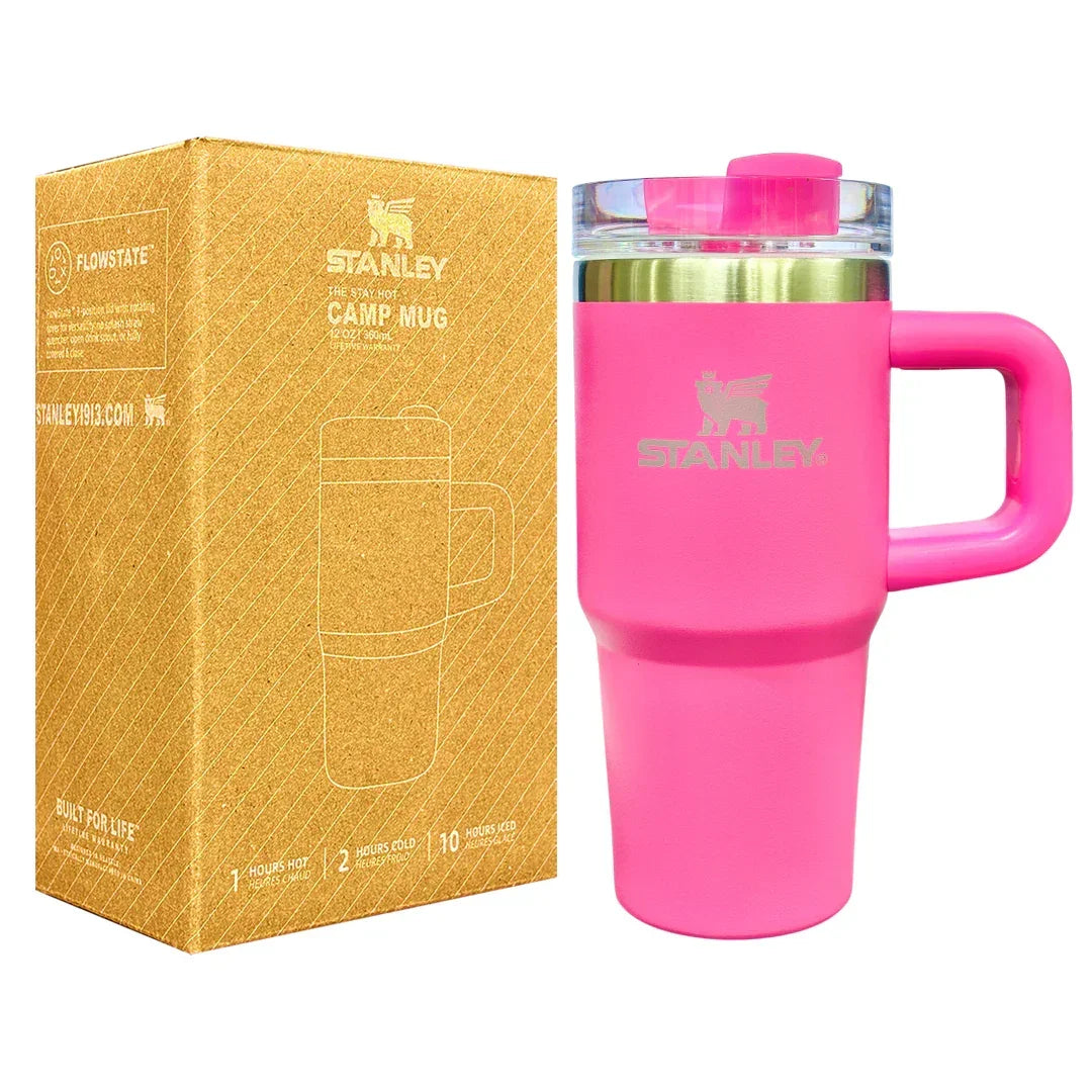 Stanley Quencher H2.0 The Stay Hot Tumbler 14 OZ | 360 ML (Pink) - Jaiman Toys