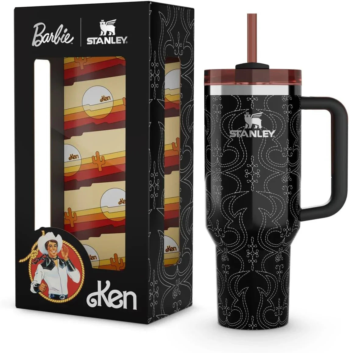 Stanley x Barbie™ ’80s Western Ken Quencher 40 Oz, 1.18 L - Jaiman Toys