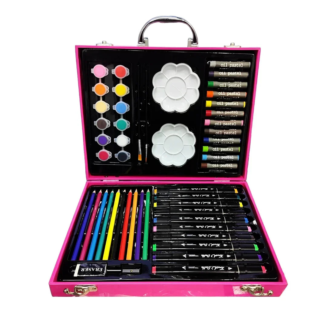 Barbie Colouring Kit, 50 pieces Art Drawing and Painting Sets - Jaiman Toys