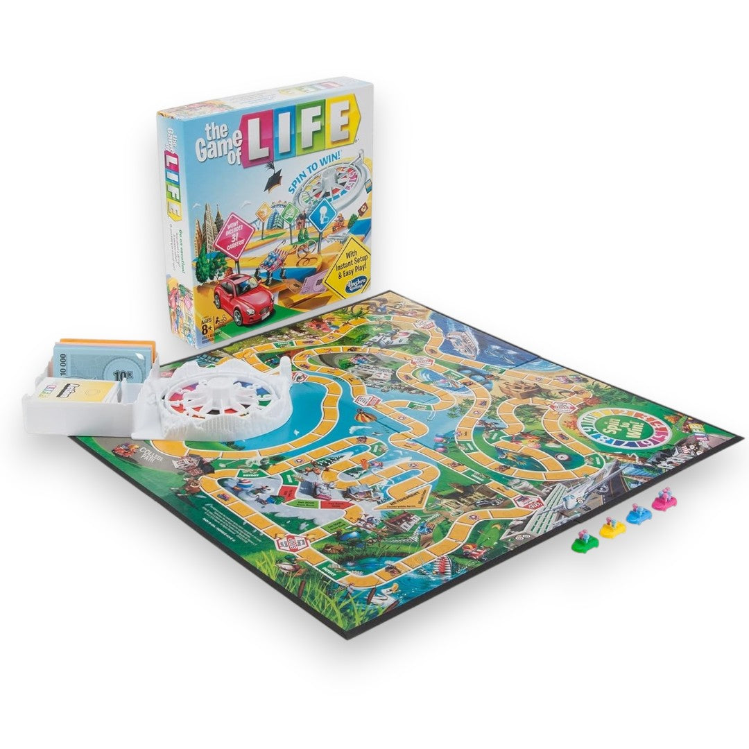 Hasbro Gaming The Game of Life Board Game | Family Strategy Game for Kids & Adults | 2-4 Players | Ages 8+
