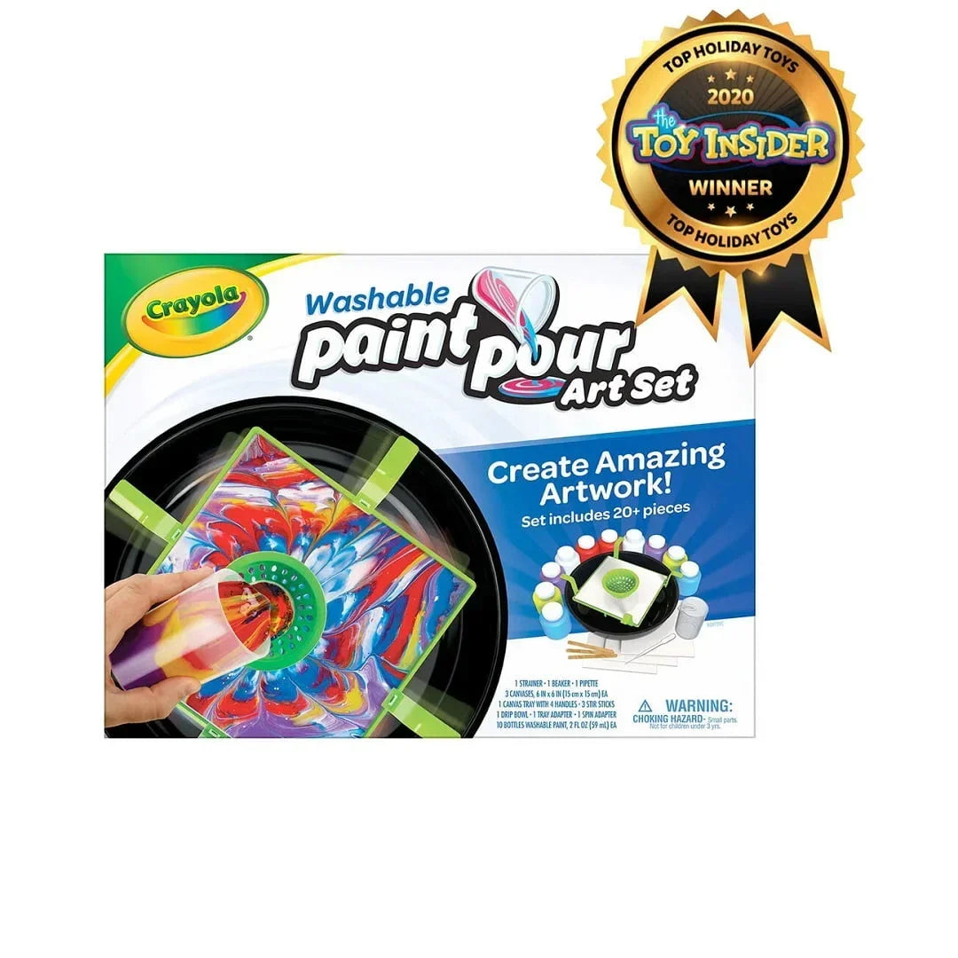Crayola Washable Paint Pour Art Set for Kids above 8+ Years - Jaiman Toys